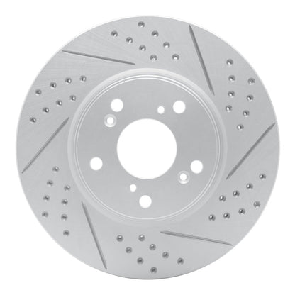 DFC 13 - 26 Honda HR - V Front Right Drilled & Slotted Geoperformance Rotor | dfc830 - 59037R - JDMuscleSPK999039