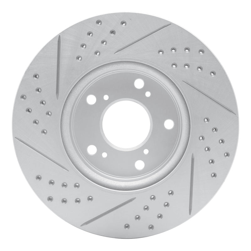 DFC 13 - 26 Honda HR - V Front Right Drilled & Slotted Geoperformance Rotor | dfc830 - 59037R - JDMuscleSPK999039