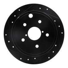 DFC 15 - 21 Subaru WRX Rear Left Drilled & Slotted Black Brake Rotor | dfc633 - 13024L - JDMuscleSPK927241