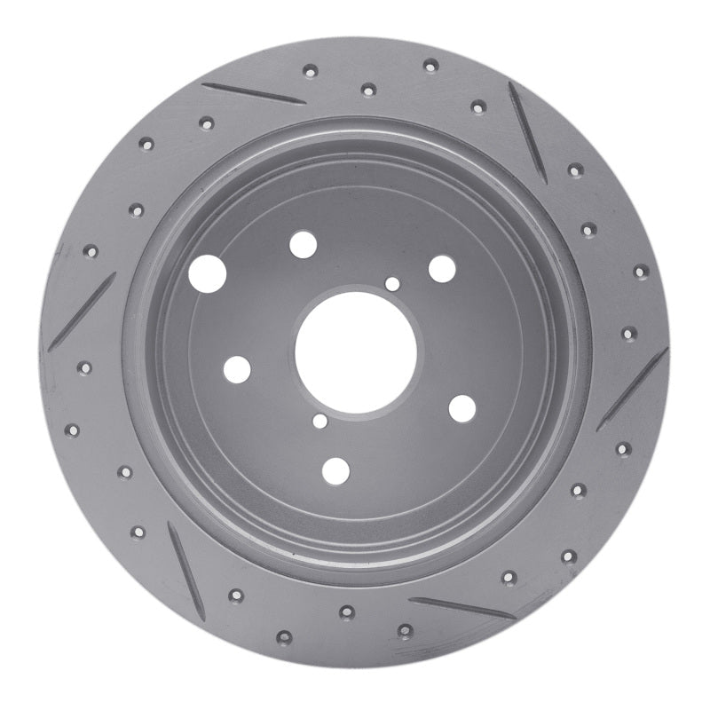 DFC 15 - 21 Subaru WRX Rear Left Drilled & Slotted Geoperformance Rotor - High - Performance Brake Upgrade | dfc830 - 13024L - JDMuscleSPK997342