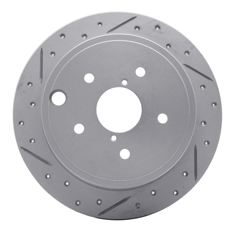 DFC 15 - 21 Subaru WRX Rear Left Drilled & Slotted Geoperformance Rotor - High - Performance Brake Upgrade | dfc830 - 13024L - JDMuscleSPK997342