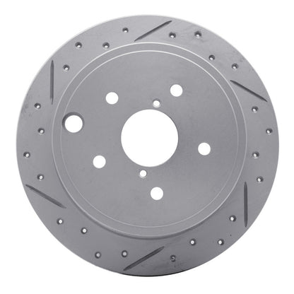 DFC 15 - 21 Subaru WRX Rear Left Drilled & Slotted Geoperformance Rotor - High - Performance Brake Upgrade | dfc830 - 13024L - JDMuscleSPK997342