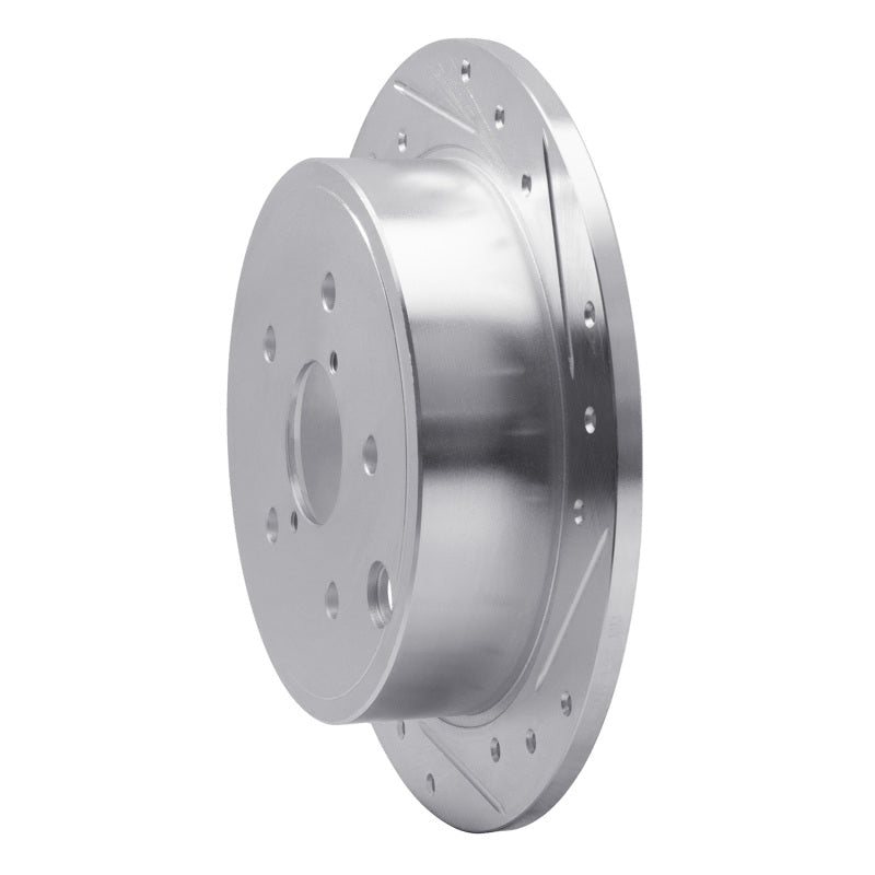 DFC 15 - 21 Subaru WRX Rear Right Drilled & Slotted Silver Brake Rotor - Durable Automotive Replacement Part | dfc631 - 13024R - JDMuscleSPK922286