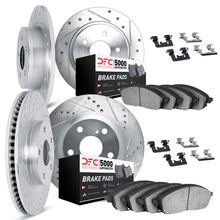 DFC [15-21 WRX] Front & Rear Drilled and Slotted Rotors with 5000 Advanced Pads and Hardware - Silver - JDMuscleBrake Kitsdfc7514-13012