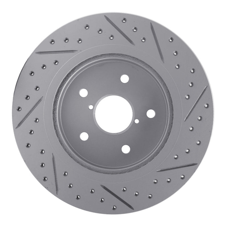 DFC 15 - 25 Subaru Legacy Rear Right Drilled & Slotted Geoperformance Rotor Part Number DFC830 - 13028R | dfc830 - 13028R - JDMuscleSPK997351