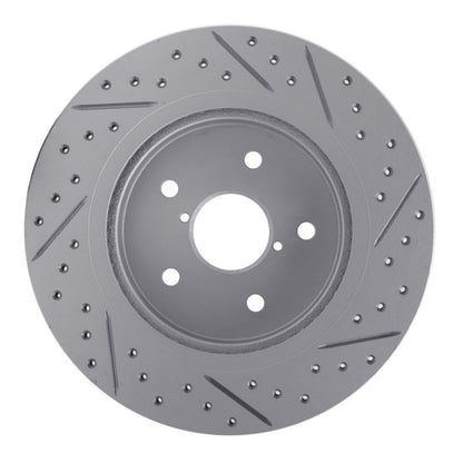 DFC 15 - 25 Subaru Legacy Rear Right Drilled & Slotted Geoperformance Rotor Part Number DFC830 - 13028R | dfc830 - 13028R - JDMuscleSPK997351