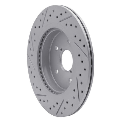 DFC 15 - 25 Subaru Legacy Rear Right Drilled & Slotted Geoperformance Rotor Part Number DFC830 - 13028R | dfc830 - 13028R - JDMuscleSPK997351