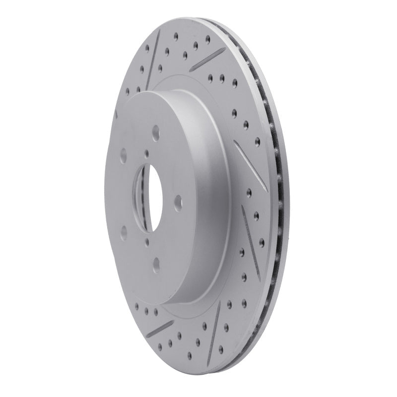 DFC 15 - 25 Subaru WRX Rear Left Drilled & Slotted Geoperformance Rotor | dfc830 - 13028L - JDMuscleSPK997350