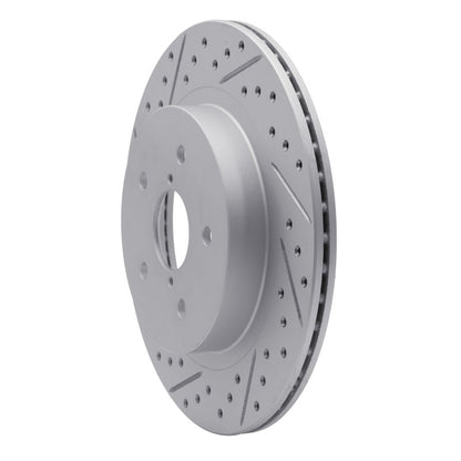 DFC 15 - 25 Subaru WRX Rear Left Drilled & Slotted Geoperformance Rotor | dfc830 - 13028L - JDMuscleSPK997350