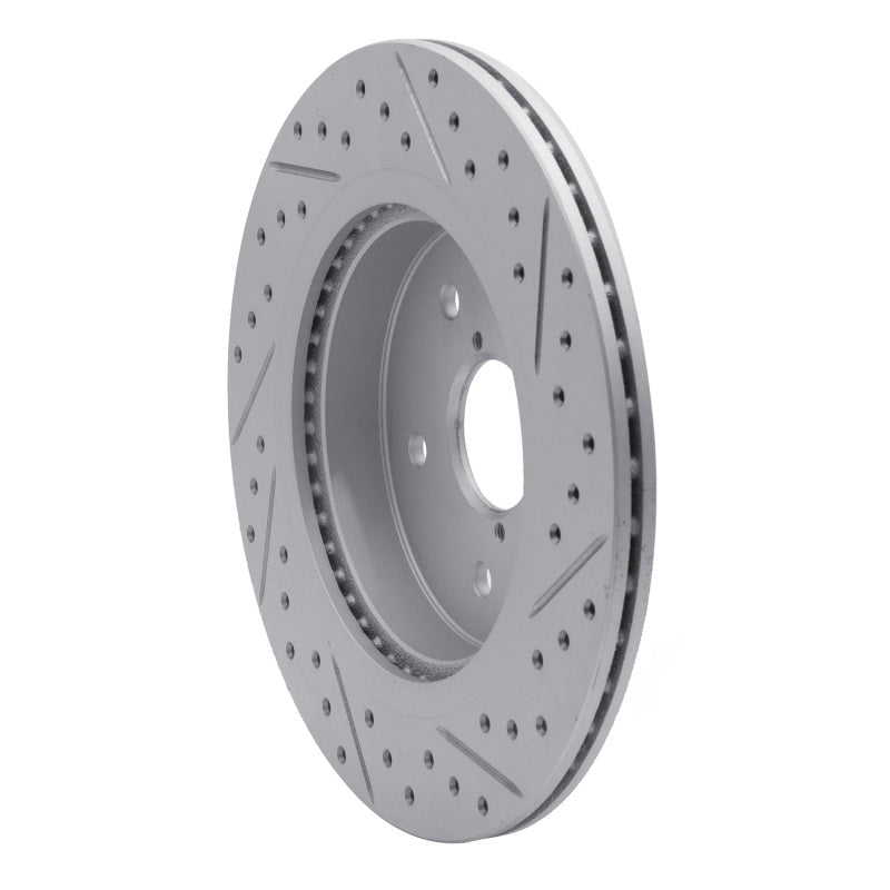 DFC 15 - 25 Subaru WRX Rear Left Drilled & Slotted Geoperformance Rotor | dfc830 - 13028L - JDMuscleSPK997350