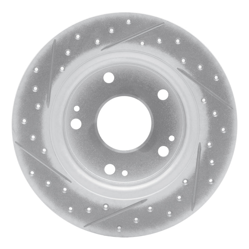 DFC 16 - 25 Honda Civic Hatchback Rear Right Drilled & Slotted Geoperformance Rotor | dfc830 - 59059R - JDMuscleSPK992306