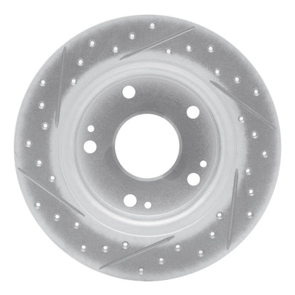 DFC 16 - 25 Honda Civic Hatchback Rear Right Drilled & Slotted Geoperformance Rotor | dfc830 - 59059R - JDMuscleSPK992306