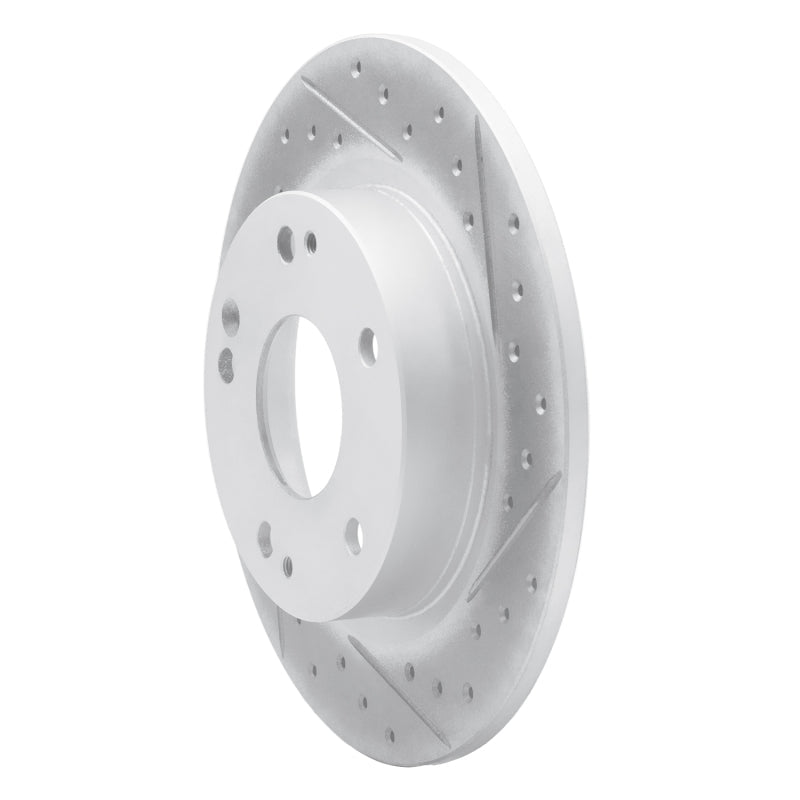 DFC 16 - 25 Honda Civic Hatchback Rear Right Drilled & Slotted Geoperformance Rotor | dfc830 - 59059R - JDMuscleSPK992306