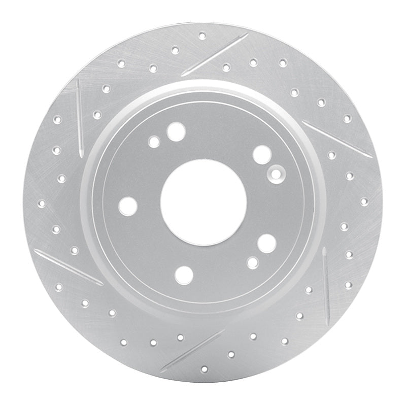 DFC 16 - 25 Honda HR - V Rear Left Drilled & Slotted Geoperformance Rotor | dfc830 - 59071L - JDMuscleSPK999089