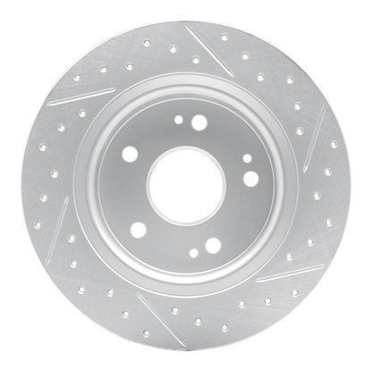 DFC 16 - 25 Honda HR - V Rear Left Drilled & Slotted Geoperformance Rotor | dfc830 - 59071L - JDMuscleSPK999089