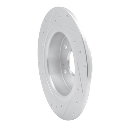 DFC 16 - 25 Honda HR - V Rear Right Drilled & Slotted Silver Brake Rotor | dfc631 - 59071R - JDMuscleSPK925337