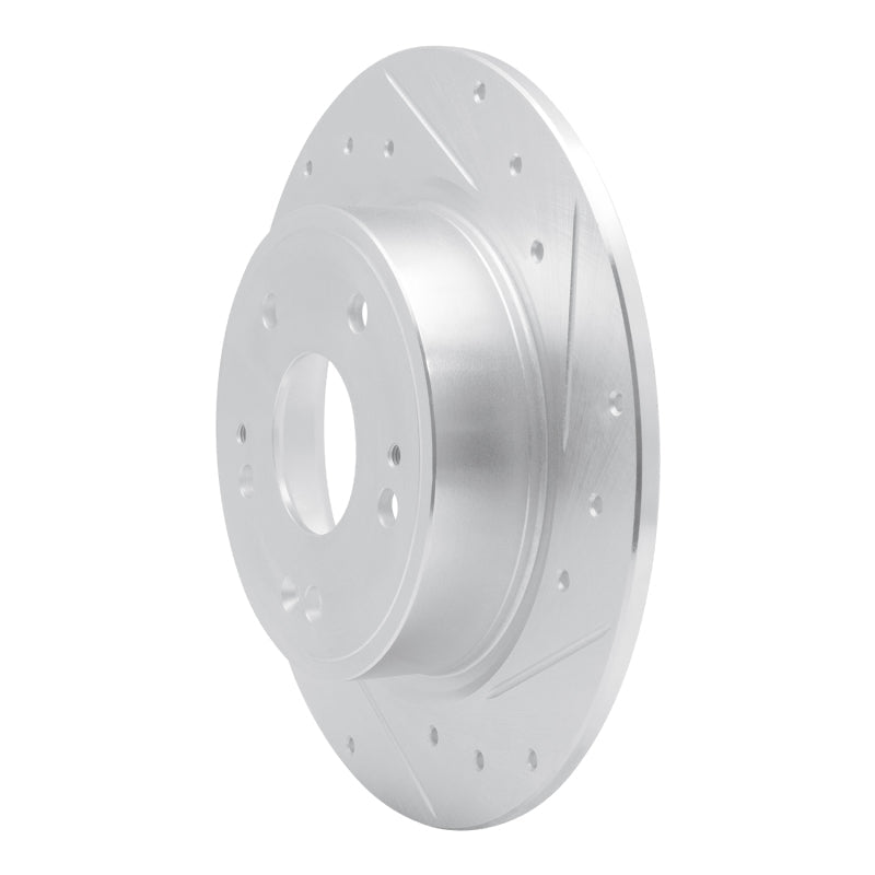DFC 16 - 25 Honda HR - V Rear Right Drilled & Slotted Silver Brake Rotor | dfc631 - 59071R - JDMuscleSPK925337