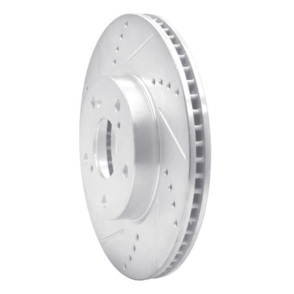 DFC 16 - 25 Honda Insight Front Left Drilled & Slotted Silver Brake Rotor | dfc631 - 59061L - JDMuscleSPK925316