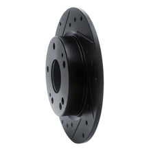 DFC 16 - 25 Honda Insight Rear Left Drilled & Slotted Black Brake Rotor | dfc633 - 59059L - JDMuscleSPK928861