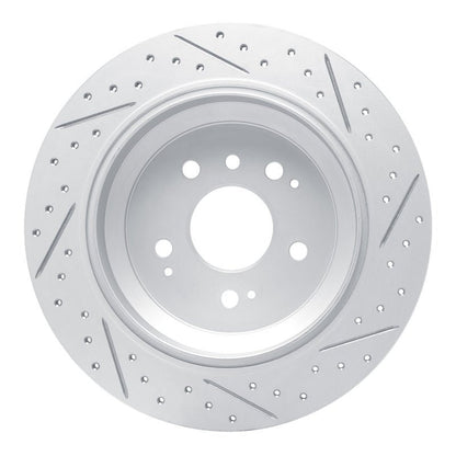 DFC 16 - 26 Honda Passport Rear Left Drilled & Slotted Geoperformance Rotor | dfc830 - 59062L - JDMuscleSPK999075