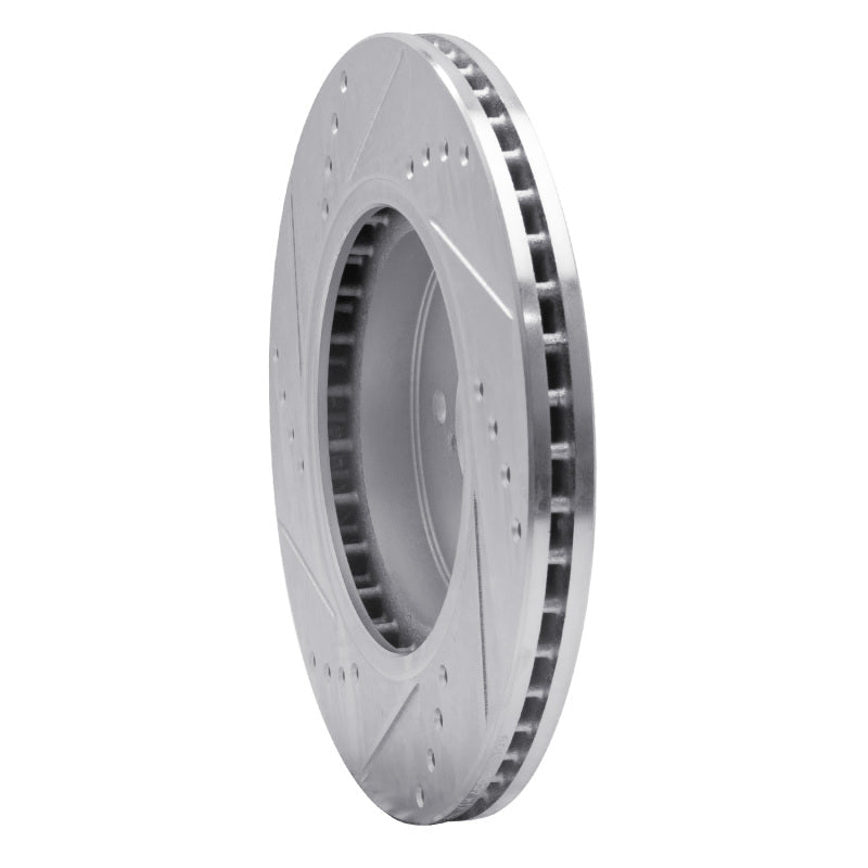 DFC 17 - 23 Subaru Crosstrek Front Right Drilled & Slotted Silver Brake Rotor | dfc631 - 13037R - JDMuscleSPK922312