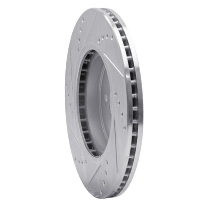 DFC 17 - 23 Subaru Crosstrek Front Right Drilled & Slotted Silver Brake Rotor | dfc631 - 13037R - JDMuscleSPK922312