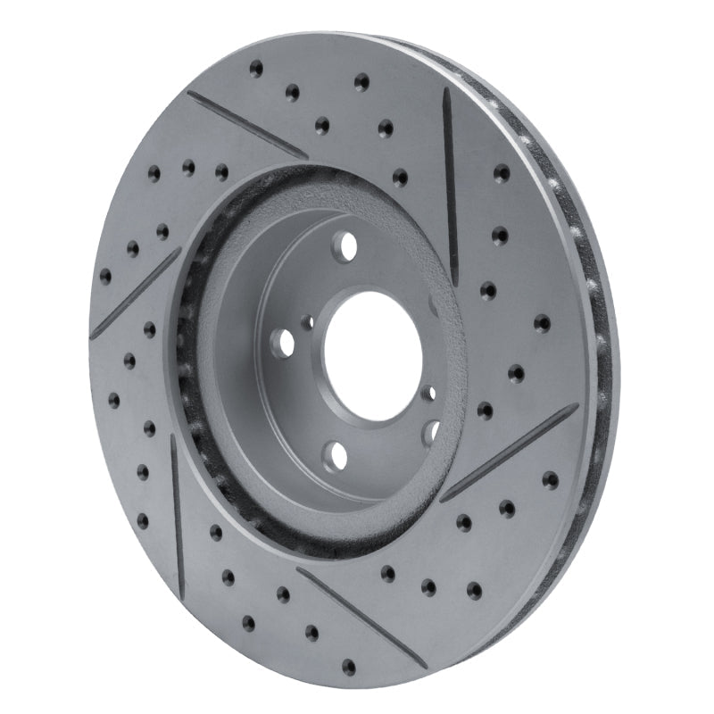 DFC 17 - 23 Subaru Impreza Front Left Drilled & Slotted Geoperformance Rotor | dfc830 - 13039L - JDMuscleSPK997363