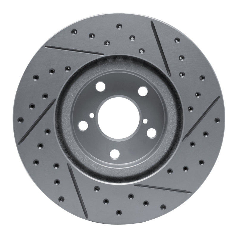DFC 17 - 23 Subaru Impreza Front Left Drilled & Slotted Geoperformance Rotor | dfc830 - 13039L - JDMuscleSPK997363