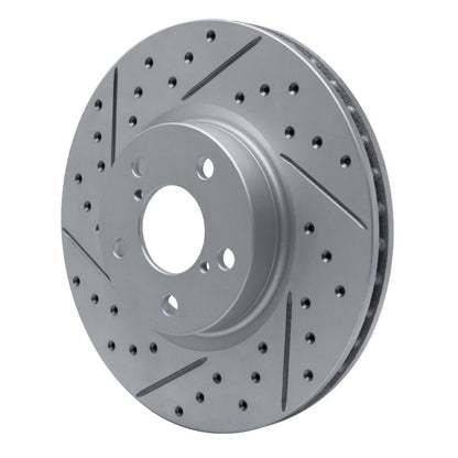 DFC 17 - 23 Subaru Impreza Front Left Drilled & Slotted Geoperformance Rotor | dfc830 - 13039L - JDMuscleSPK997363