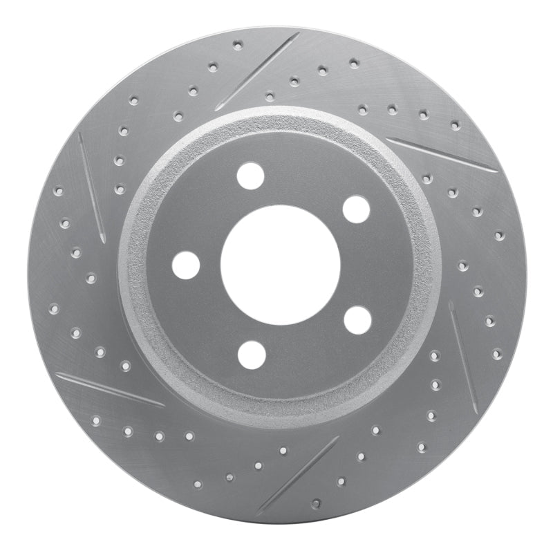 DFC 18 - 22 Toyota C - Hr Rear Left Drilled and Slotted Geoperformance Rotor | dfc830 - 76157L - JDMuscleSPK999919