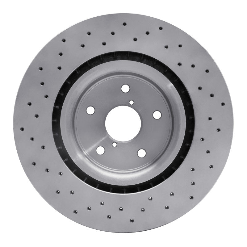 DFC 18 - 25 Subaru WRX Front Drilled Brake Rotor - Precision Mill - Balanced for Smooth Stops | dfc620 - 13041 - JDMuscleSPK921623