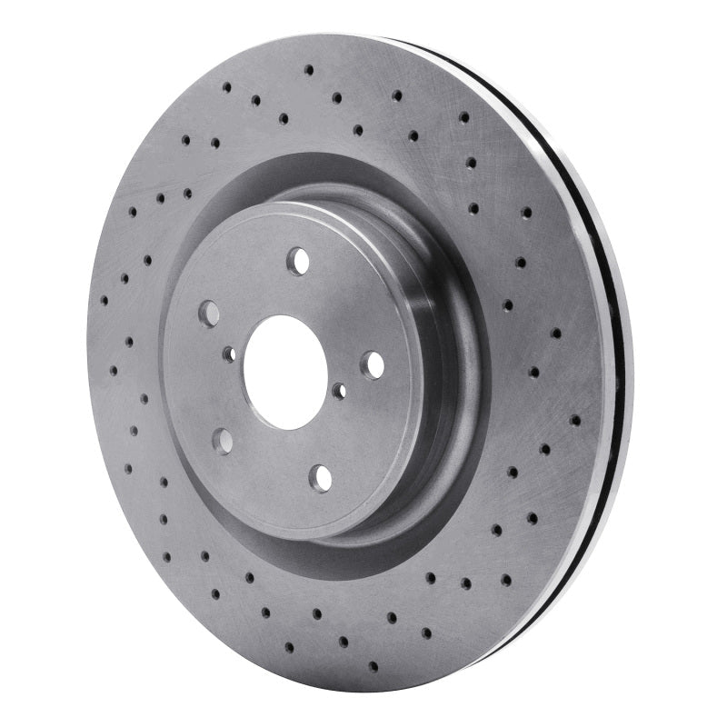DFC 18 - 25 Subaru WRX Front Drilled Brake Rotor - Precision Mill - Balanced for Smooth Stops | dfc620 - 13041 - JDMuscleSPK921623