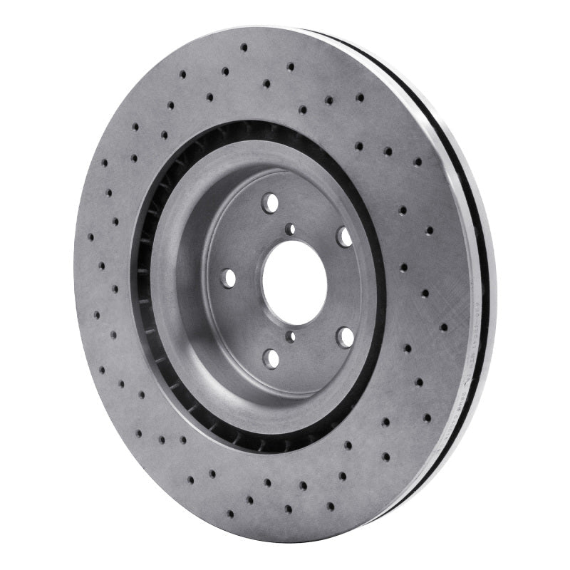 DFC 18 - 25 Subaru WRX Front Drilled Brake Rotor - Precision Mill - Balanced for Smooth Stops | dfc620 - 13041 - JDMuscleSPK921623