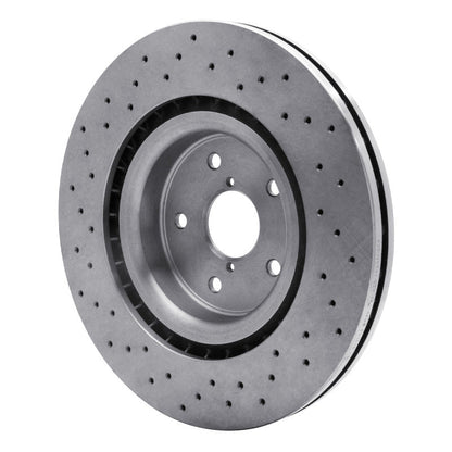 DFC 18 - 25 Subaru WRX Front Drilled Brake Rotor - Precision Mill - Balanced for Smooth Stops | dfc620 - 13041 - JDMuscleSPK921623