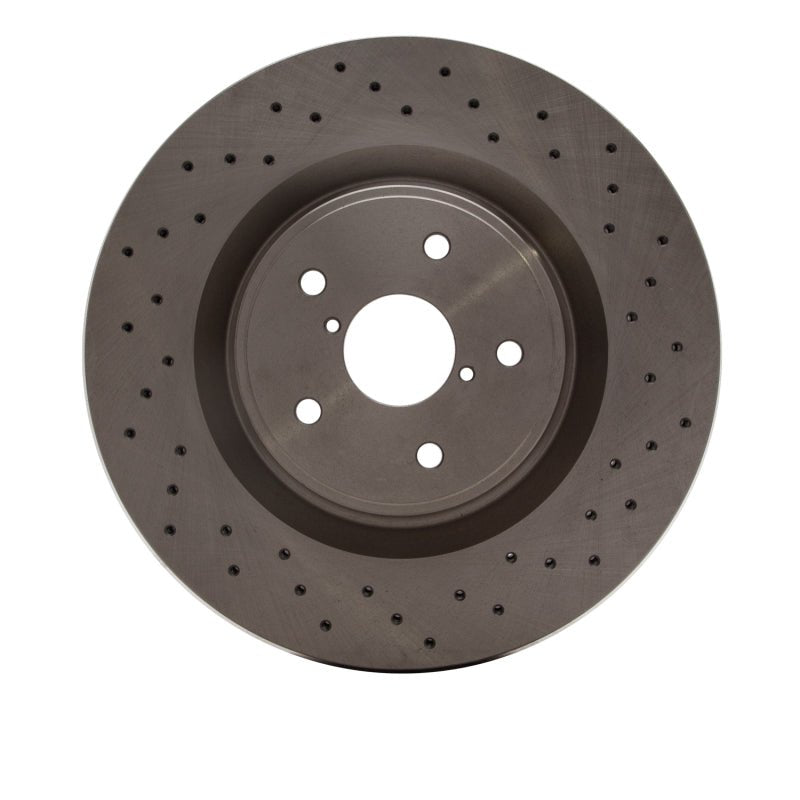 DFC 18 - 25 Subaru WRX Front Drilled Brake Rotor - Precision Mill - Balanced for Smooth Stops | dfc620 - 13041 - JDMuscleSPK921623