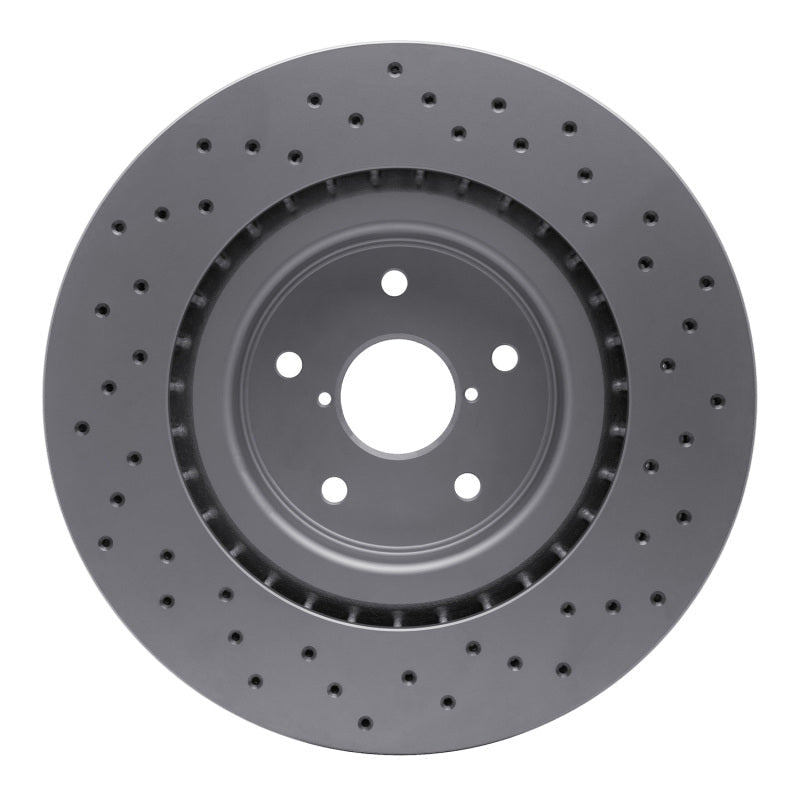 DFC 18 - 25 Subaru WRX STI Front Drilled GeoSPEC Coated Rotor | dfc624 - 13041 - JDMuscleSPK921762
