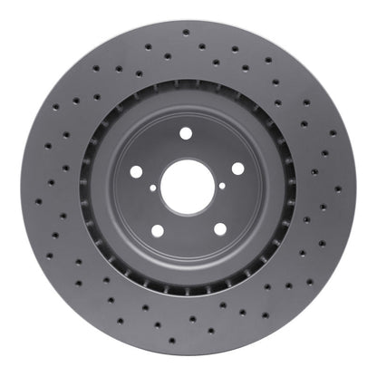 DFC 18 - 25 Subaru WRX STI Front Drilled GeoSPEC Coated Rotor | dfc624 - 13041 - JDMuscleSPK921762