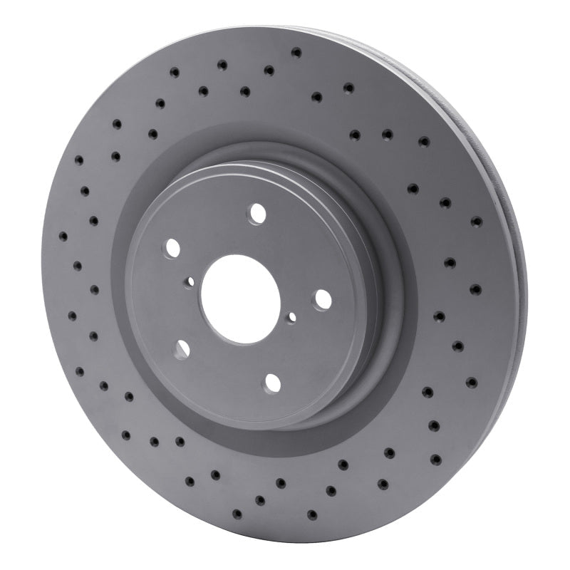 DFC 18 - 25 Subaru WRX STI Front Drilled GeoSPEC Coated Rotor | dfc624 - 13041 - JDMuscleSPK921762