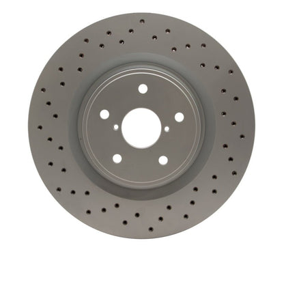 DFC 18 - 25 Subaru WRX STI Front Drilled GeoSPEC Coated Rotor | dfc624 - 13041 - JDMuscleSPK921762
