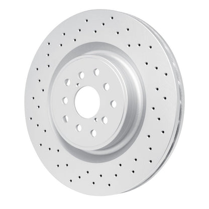 DFC 18 - 25 Subaru WRX STI Front Drilled Hi - Carbon Alloy Geomet Coated Rotor | dfc920 - 13041 - JDMuscleSPK930254