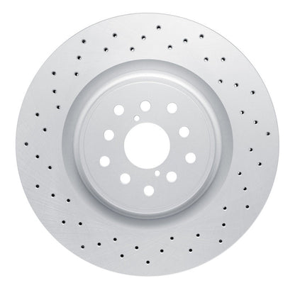 DFC 18 - 25 Subaru WRX STI Front Drilled Hi - Carbon Alloy Geomet Coated Rotor | dfc920 - 13041 - JDMuscleSPK930254