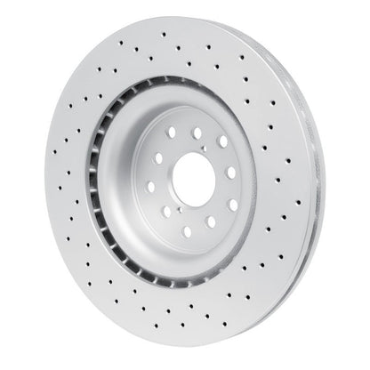 DFC 18 - 25 Subaru WRX STI Front Drilled Hi - Carbon Alloy Geomet Coated Rotor | dfc920 - 13041 - JDMuscleSPK930254