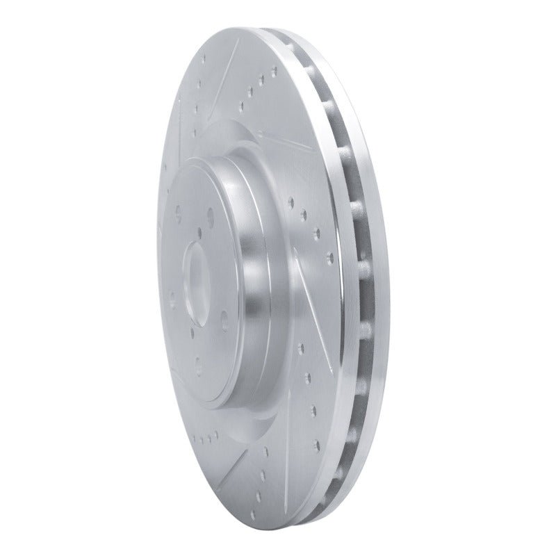 DFC 18 - 25 Subaru WRX STI Front Left Drilled & Slotted Silver Brake Rotor | dfc631 - 13041L - JDMuscleSPK922317