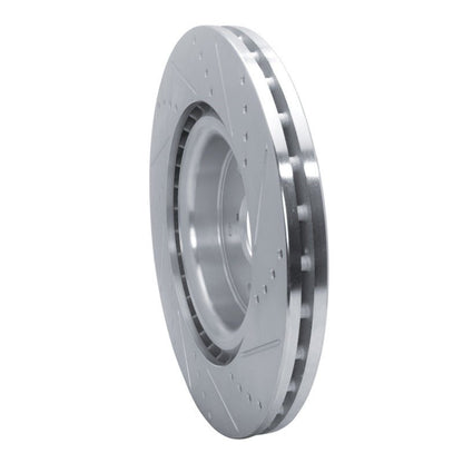 DFC 18 - 25 Subaru WRX STI Front Left Drilled & Slotted Silver Brake Rotor | dfc631 - 13041L - JDMuscleSPK922317