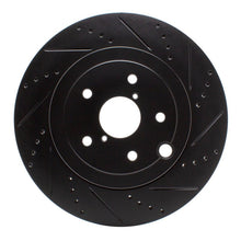 DFC 18 - 25 Subaru WRX STI Rear Right Drilled & Slotted Black Brake Rotor | dfc633 - 13042R - JDMuscleSPK927273