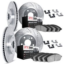 DFC [18-25 WRX] Front and Rear Drilled and Slotted Rotors with 5000 Advanced Pads and Hardware - Silver - JDMuscleBrake Kitsdfc7514-13057