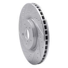 DFC 19 - 23 Subaru Ascent Front Left Drilled & Slotted Silver Brake Rotor - OE Vane Design for Optimal Heat Dissipation | dfc631 - 13043L - JDMuscleSPK922321