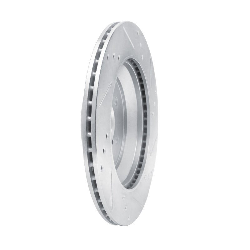 DFC 19 - 23 Subaru Crosstrek Rear Right Drilled & Slotted Silver Brake Rotor | dfc631 - 13047R - JDMuscleSPK922330
