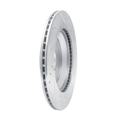 DFC 19 - 23 Subaru Crosstrek Rear Right Drilled & Slotted Silver Brake Rotor | dfc631 - 13047R - JDMuscleSPK922330