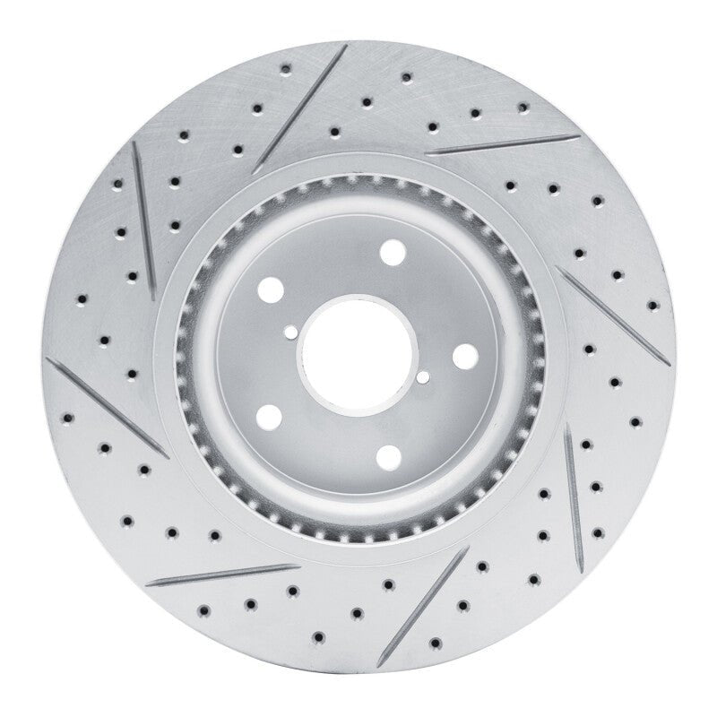 DFC 20 - 25 Subaru Forester Front Right Drilled & Slotted Geoperformance Rotor | dfc830 - 13049R - JDMuscleSPK997380
